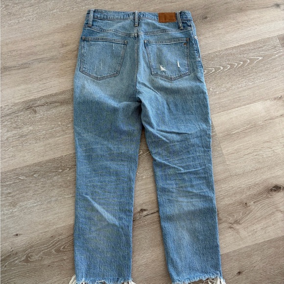 Madewell Distressed Straight Leg Jeans - Picture 4 of 4